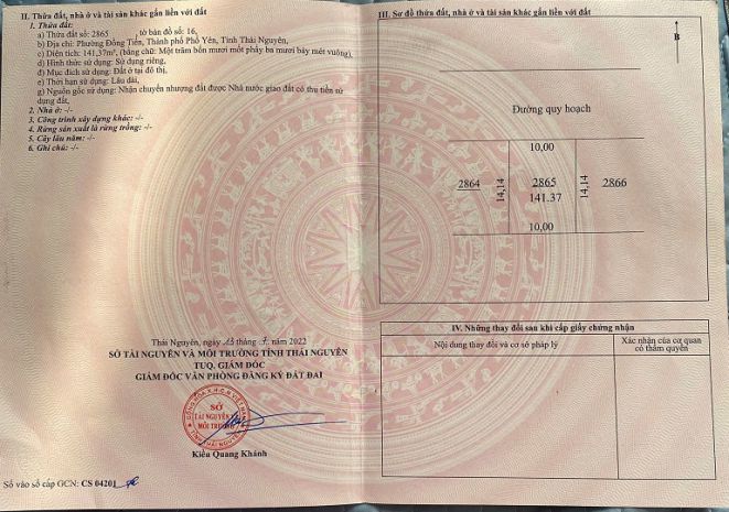 Chính chủ cần thanh khoản lô đất đẹp  gần chợ ký túc xá 6622612