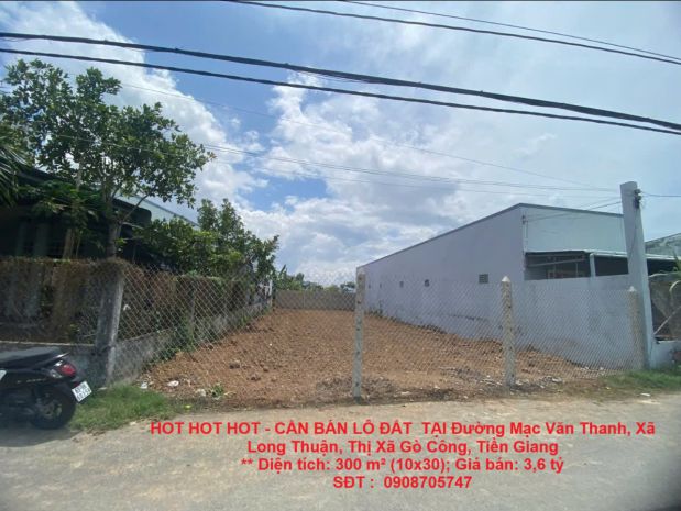 Hot hot hot - cần bán lô đất  tại đường mạc văn thanh, xã 6624045