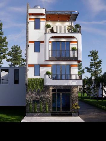 Nhà mới kính koong - gần ô tô - ngõ thông 150m2 - mt 7m giá 6627182