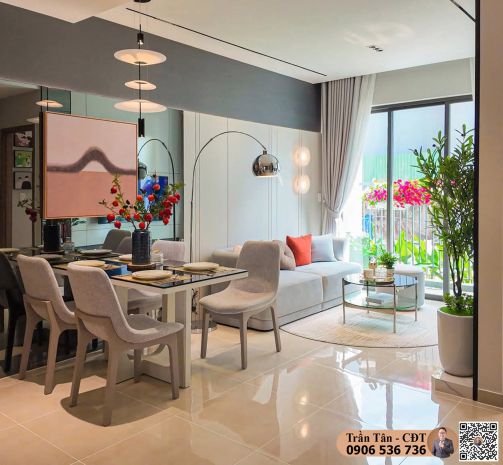 Công bố căn hộ mẫu 2 phòng ngủ - 1wc skyone: không gian 6627861