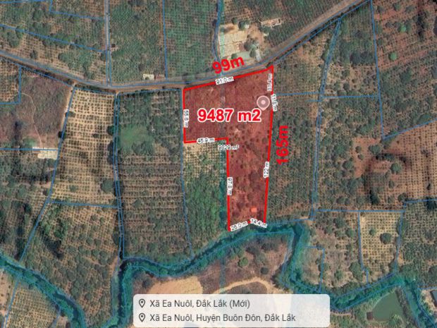 Đất vườn mt 1ha, có suối  xã ea nuôl đắk lắk 6637190