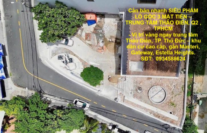 Cần bán nhanh siêu phẩm lô góc 3 mặt tiền  trung tâm thảo 6641322
