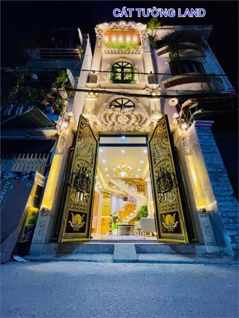 Siêu phẩm 4 tầng  thăng long, p.4, tân bình  -- ngay sân 6642229