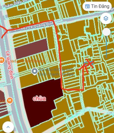 Bán nhà 2 mặt hẻm, xe hơi vào tận cửa, đường lê quang định, 6643495