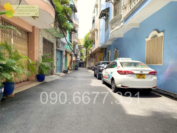 Khu vip nguyễn cửu vân - 2 mặt hẻm xe hơi - 4 tầng 70m2 6653578