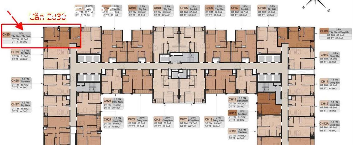 Bán căn 2pn tòa rose  residence-dự án hoàng huy commerce 6654125