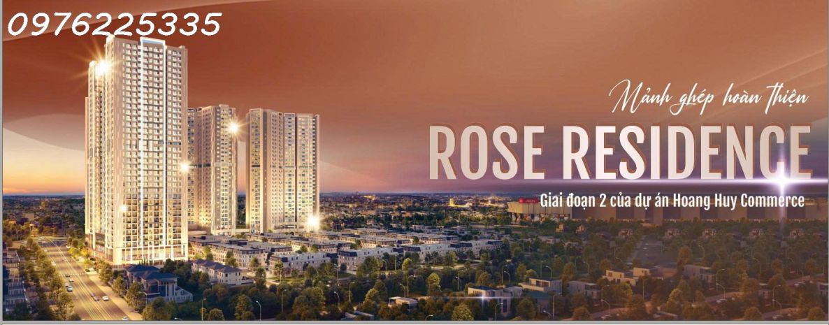 Bán căn 2pn tòa rose  residence-dự án hoàng huy commerce 6654129