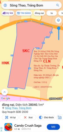 Bán 29000m2 đất phi nông nghiệp skc gồm một cơ sở giết mổ 6659004