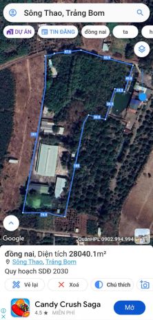 Bán 29000m2 đất phi nông nghiệp skc gồm một cơ sở giết mổ 6659005