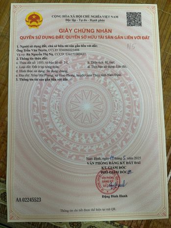 Đất nền quất lâm 2.4 tỷ  100m2 ngay khu chợ đêm, kinh 6659666