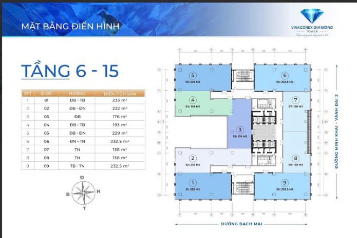 Cho thuê văn phòng tầng 9  tòa vinaconex chợ mơ 6661834