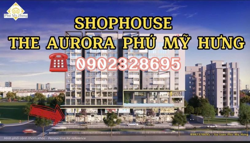 Phú mỹ hưng mở bán 3 căn shophouse mặt tiền 8m tại nguyễn 6662438