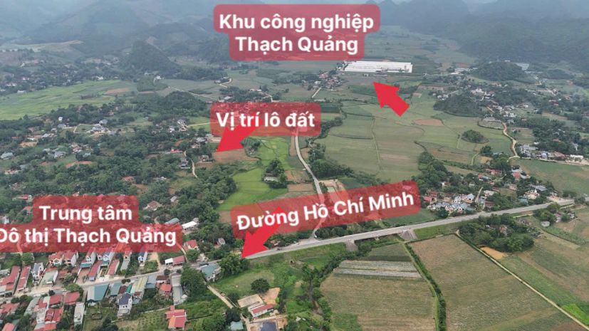 Bán lô góc gần khu công nghiệp thạch quảng, huyện thạch 6667570