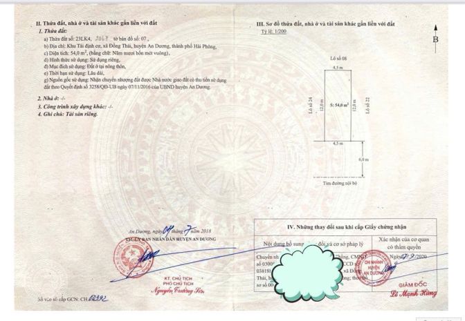 Chính chủ cần bán căn nhà vị trí đẹp tại 183 phan trứ, lãm 6669694