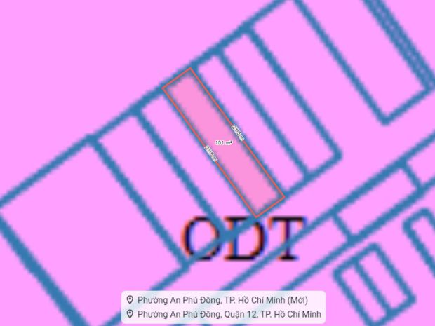 Đất hxt 100m2, đ.6m, vuông  an phú đông 9 q12 6673212