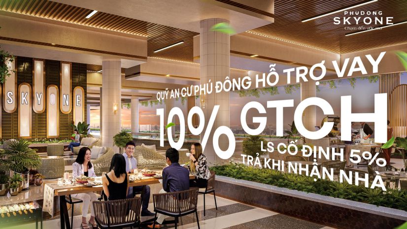 4,5 triệutháng  nắm trong tay tổ ấm phú đông skyone 6676207