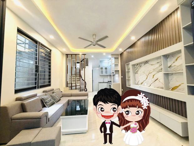 Bán nhà mới xây 50m2 - giá 6.75 tỷ - full nội thất tại hà 6678095