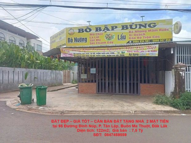 Đất đẹp  giá tốt  cần bán đất tặng nhà  2 mặt tiền  tại 6678505