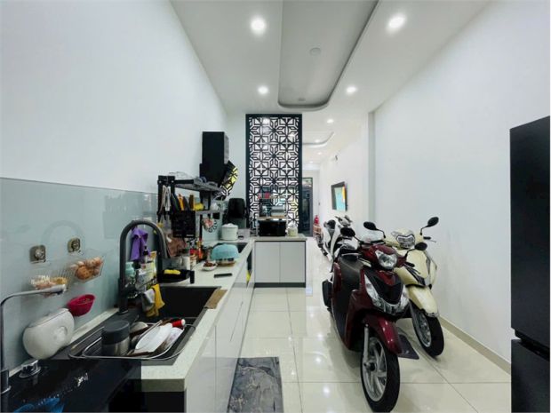 Nhà đẹp 4 tầng - hẻm 7m thông - gần mặt tiền lê đức thọ, 6679252