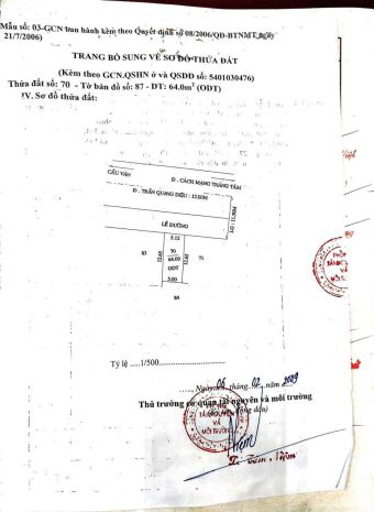 Bán nhà trệt lầu mặt tiền đường trần quang diệu , cần thơ 6683202