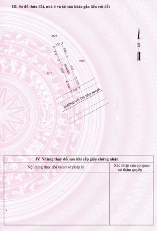 Bán đất mặt tiền võ thị sáu, sát bên bigc go dĩ an,giảm 6684043