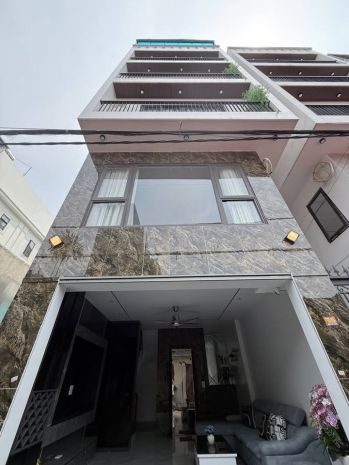 Đàm quang trung, long biên, 43m, 6 tầng, lô góc - thang máy 6685002