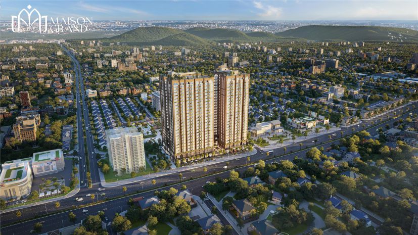 Bán căn hộ 1pn 50m²  mặt tiền ql51 phú mỹ, maison grand 6685299
