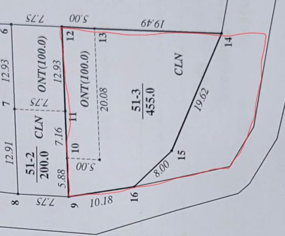 Tiền ít thịt  nhiều cứ alo e thịnh - dt 655 m có 455m đất 6690677