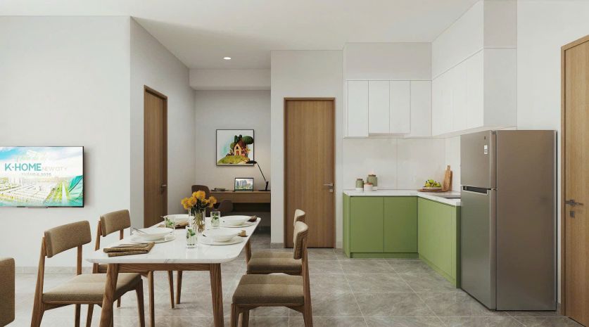 Bán căn hộ khome 46,69m²  1 phòng ngủ riêng, giá chỉ 978 6690839