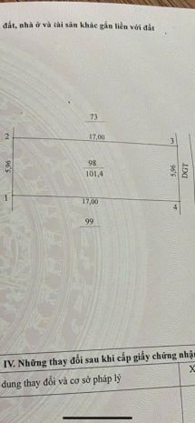 Bán gấp mảnh đất 2 mặt tiền trước - sau otoo tránh kinh 6691122