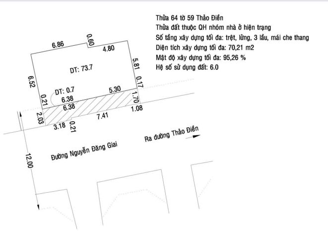 Bán nhà mặt tiền 5 nguyễn đăng giai , p.thảo điền, q2 6704061