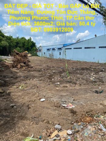 Đất đẹp - giá tốt - bán gấp lô đất tiềm năng  đường tôn đức 6705486