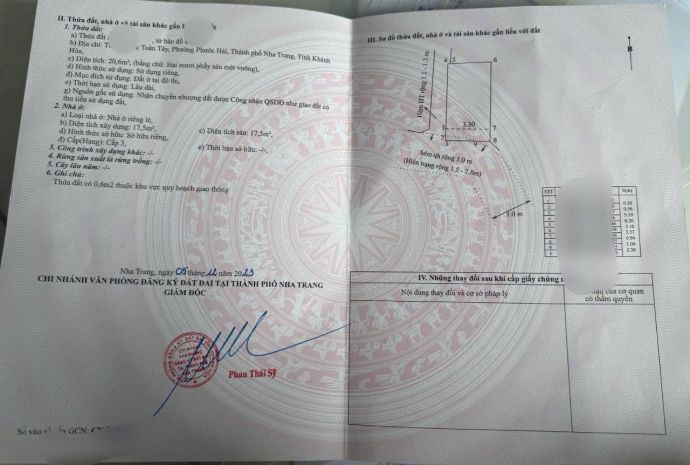 Bán nhà căn góc 2 tầng, hẻm phước hải 1 tỷ 690 triệu 6707788