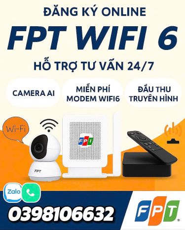 Lắp đặt wifi 6 fpt  công nghệ mới nhất 2025 - trải nghiệm 6708335