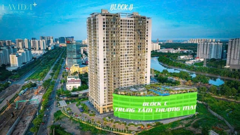 Căn hộ lavida plus q7: 74m2, 2pn, view đông nam thoáng mát, 6708668