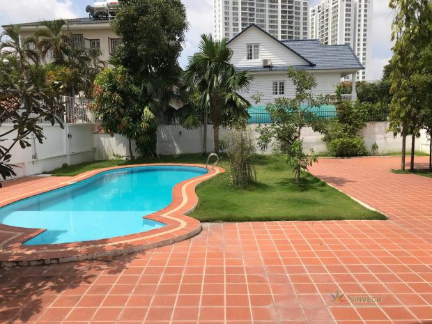 Biệt thự hồ bơi sân vườn  khu compound siêu vip  thảo 6709695