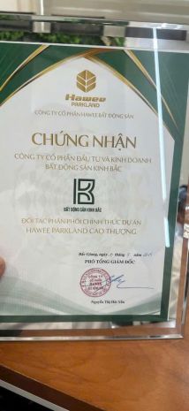 Chính chủ bán lô khe thoáng dự án hawee park land giá ngoại 6709732