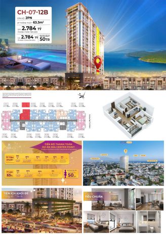 Chỉ 2,5 tỷ  sở hữu ngay căn hộ 2pn cao cấp tại trung 6711363