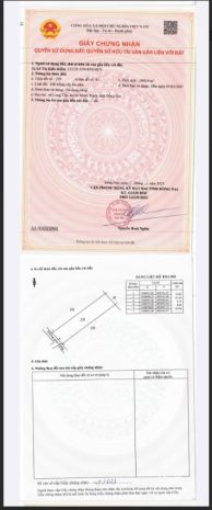 Bán gấp  siêu phẩm đất nền 2.000 m²  long tân, nhơn trạ 6712816
