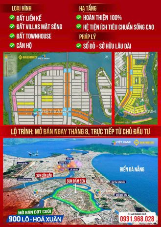 Chính thức nhận booking đợt 1  căn hộ sun group hòa xuân - 6713927