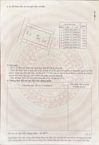 Giá đầu tư tại mai nội dt 41 m fun thổ cư giá bán trong 6722260