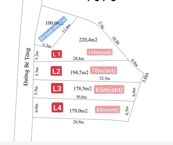 Np-bán 04 lô đất thổ cư trung tâm diên hoà, diên khánh. 6723933