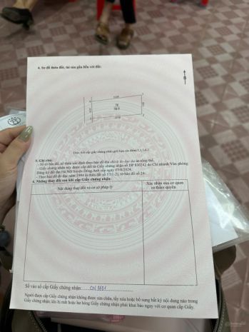 Bán đất lương nỗ tiên dương - 58.9m2 - đường thông ô tô 7 6727094