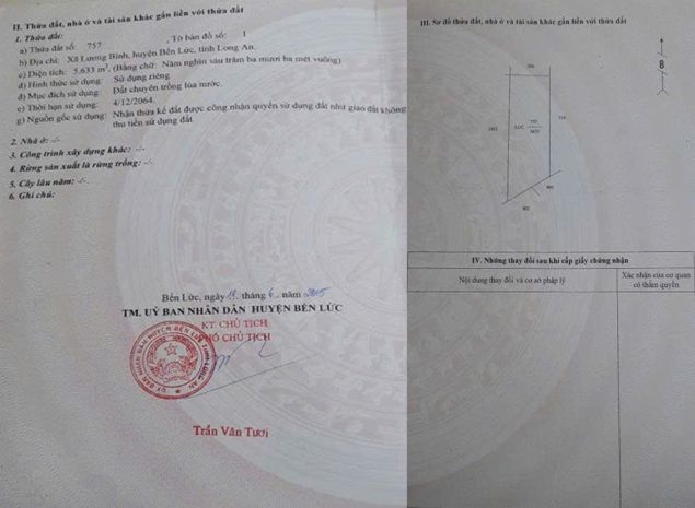 Chính chủ cần bán 2 lô đất liền kề vị trí đẹp tại long an 6730289