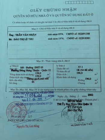 Bán nhà xưởng mặt tiền đông hưng thuận 05  q12 6733285