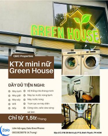 Ký túc xá mini thông minh dành cho nữ  bình thạnh 6735040