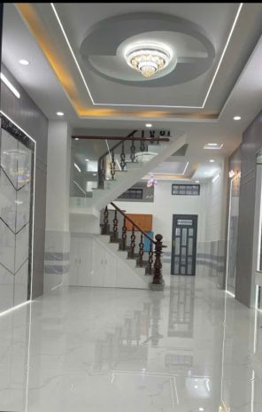 Nhà mới 3 tầng  mặt tiền kinh doanh trần thị cờ  thới an, 6736416