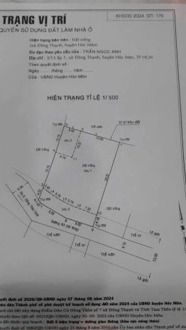 Bán đất đẹp  1 sẹc đường đặng thúc vịnh  đông thạnh, hóc 6736505