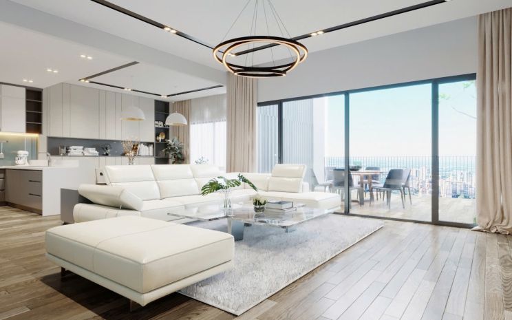 Bán căn hộ 165m2, lô góc 3 thoáng tầng cao 4pn,3wc nột thất 6742497