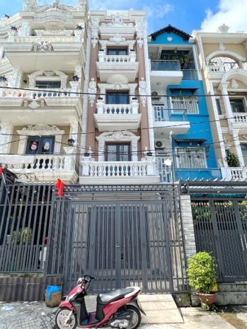 Nhà mới 6 tầng mặt tiền đường số kdc bình đăng, p6q8. giá 6748072